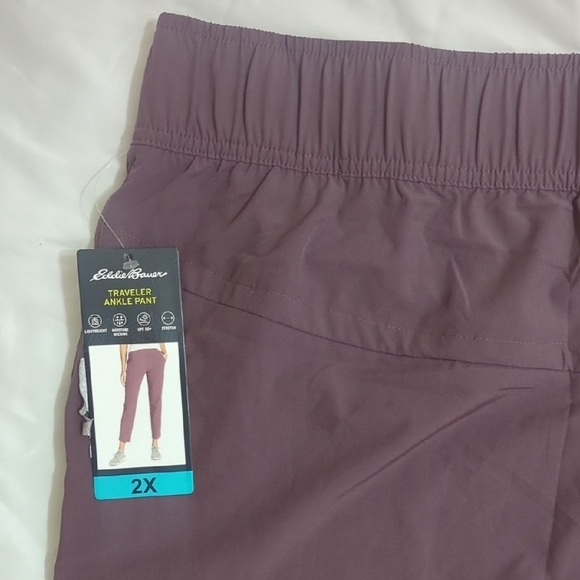 NWT Eddie Bauer Traveler Ankle Pant, Color People Size 2X - Picture 13 of 15